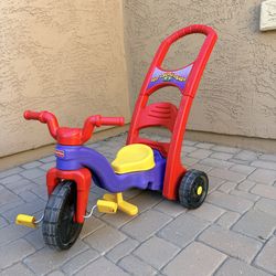 Convertible Tricycle with Push Handle