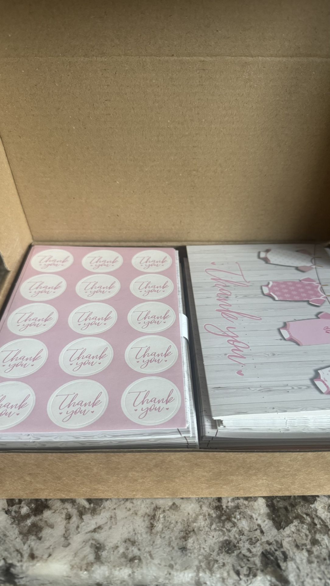Baby Shower Blank Thank You Cards