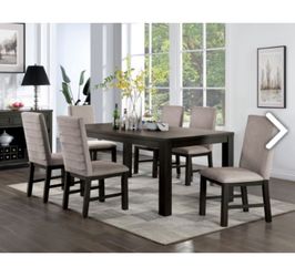 7PC DINING SET ( FREE DELIVERY )