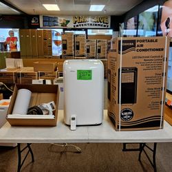 TOSHIBA PORTABLE SMART AIR CONDITIONER 10K BTU 300 SQ FT IN STOCK W/WARRANTY - PAYMENT OPTIONS