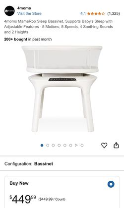 Momaroo Bassinet Retail $400