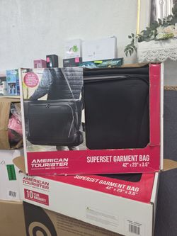 AMERICAN TOUISTER- SUPERSET GARMENT BAG- 42" X 23" X 3.5"