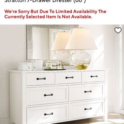 Pottery Barn Stratton 7 Drawer Dresser
