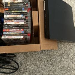 PS3 Slim 120gb Bundle - 20 Games