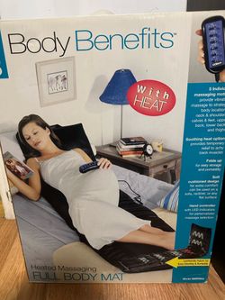 $50 Conair Body Benefits Heated Full Body Massaging Mat – Open Box New