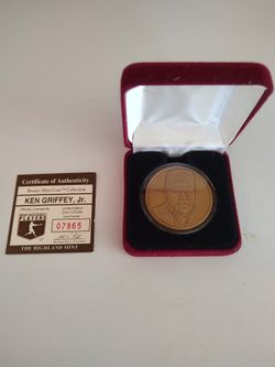 Ken Griffey Jr Highland Mint Bronze Coin