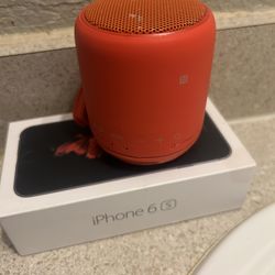 IPhone 6s Plus And Sony SRS -XB10 Portable Bluetooth Speaker Sold Together