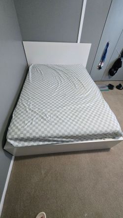 Double Size Bed Frame + Mattress for Sale