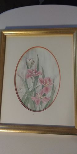 Carmel Foret Signed Art Prints 2 Pieces