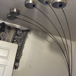 5 light dimmable led floor lamp