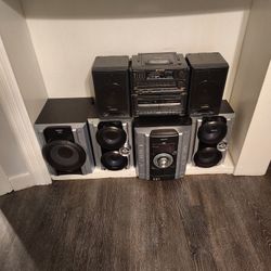 Sony Stereo And Sharp Mini Component 