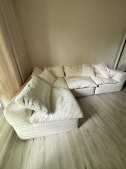 Modern Modular L Shaped Couch, Sectional Couches for Living Room, Deep Seat Cloud Couch! (Brand New)