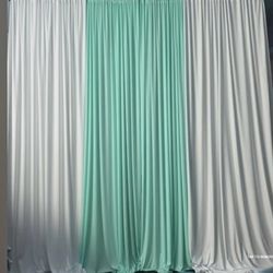 🤩🤩BACKDROP CURTAINS FOR SALE 🤩🤩 $20 Set Of Two Panel’s (Same Color )
