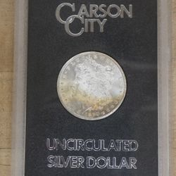 Carson City Uncirculated Silver Dollar 1880