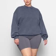 Skims Boyfriend Fleece Crewneck 