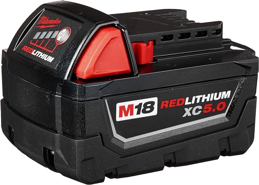 Milwaukee 48-11-1850 M18 Redlithium 5.0Ah Bat Pack