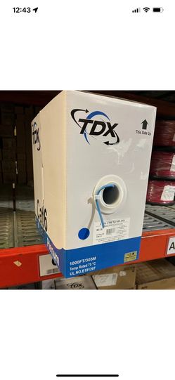 Cat 6 Plenum Cable blue 1000 Feet Have Over 20 Boxes 