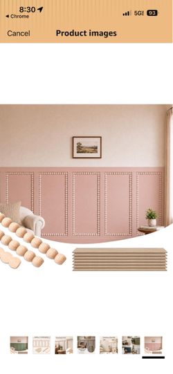Wood Bead Wall Molding Trim Panels