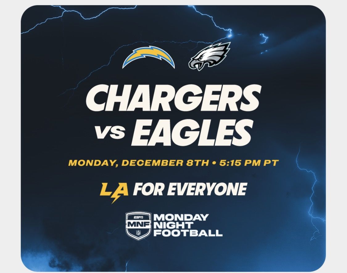 Chargers Vs Eagles 🦅 