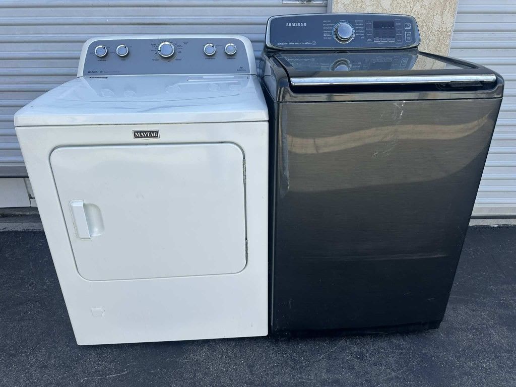 Samsung Washer And Maytag Gas Dryer Large Capacity