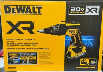 DEWALT 20V MAX XR Brushless Drywall Screwgun Kit
