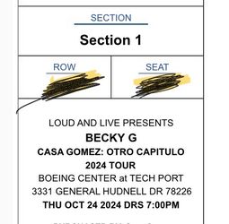 Tickets Becky G 