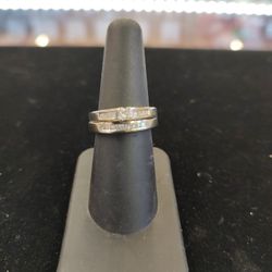 14k 9.2g Diamond Ring,Sz 6.5