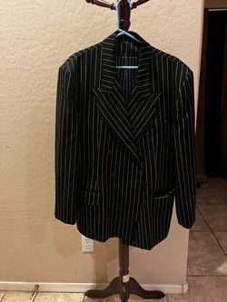 Pinstripe 3-Piece Wool Suit