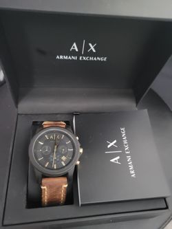 Armani AX7105 watch with original box and papers