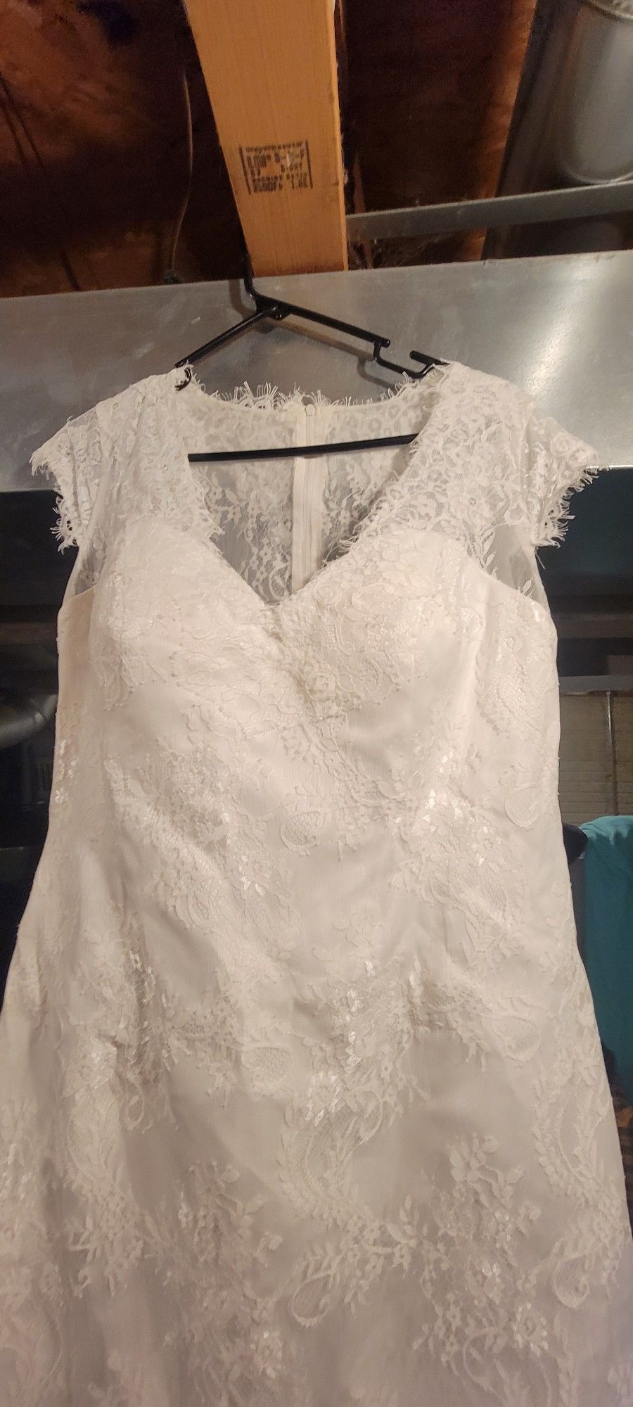 High Low Wedding Dress Size 10