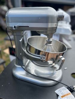 KitchenAid 5.5 Quart Bowl-Lift Stand Mixer KSM55SXXXCU Kitchen Silver Grey Gray