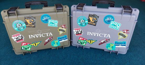 RARE INVICTA 15 ct DECAL CASES