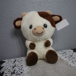 Cow Plushie 6 inch
