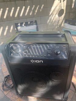 ION Block Rocker Bluetooth Radio Speaker