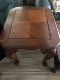 Coffee table and two end tables