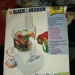 New, Black And Decker.