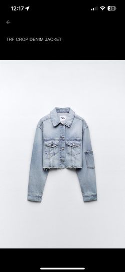 Zara Cropped Denim Jacket