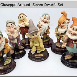 Disneys Snow White 1973 Giuseppe Armani Dwarfs Set
