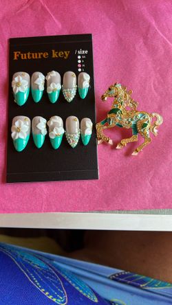 Nails And Horse Broach