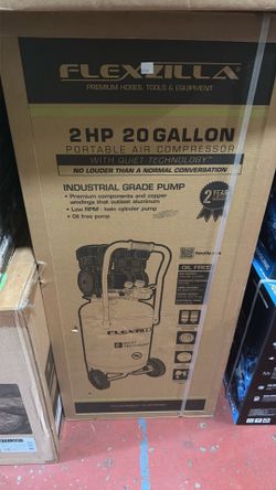 FlexZilla 2 HP 20 Gallon portable air compressor
