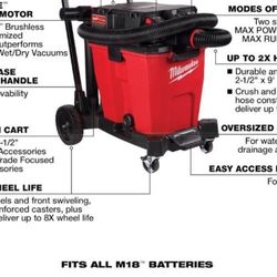 Just The Vacuum Only With Crate And Tubes NO BATTERIES 
