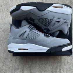 Jordan 4 Cool Greys + GOAT Receipt 