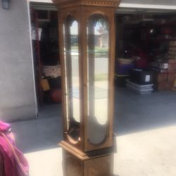 Curio Cabinet Oak