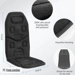 Back Massager with Heat, Vibration Massage Seat Cushion #5 $40