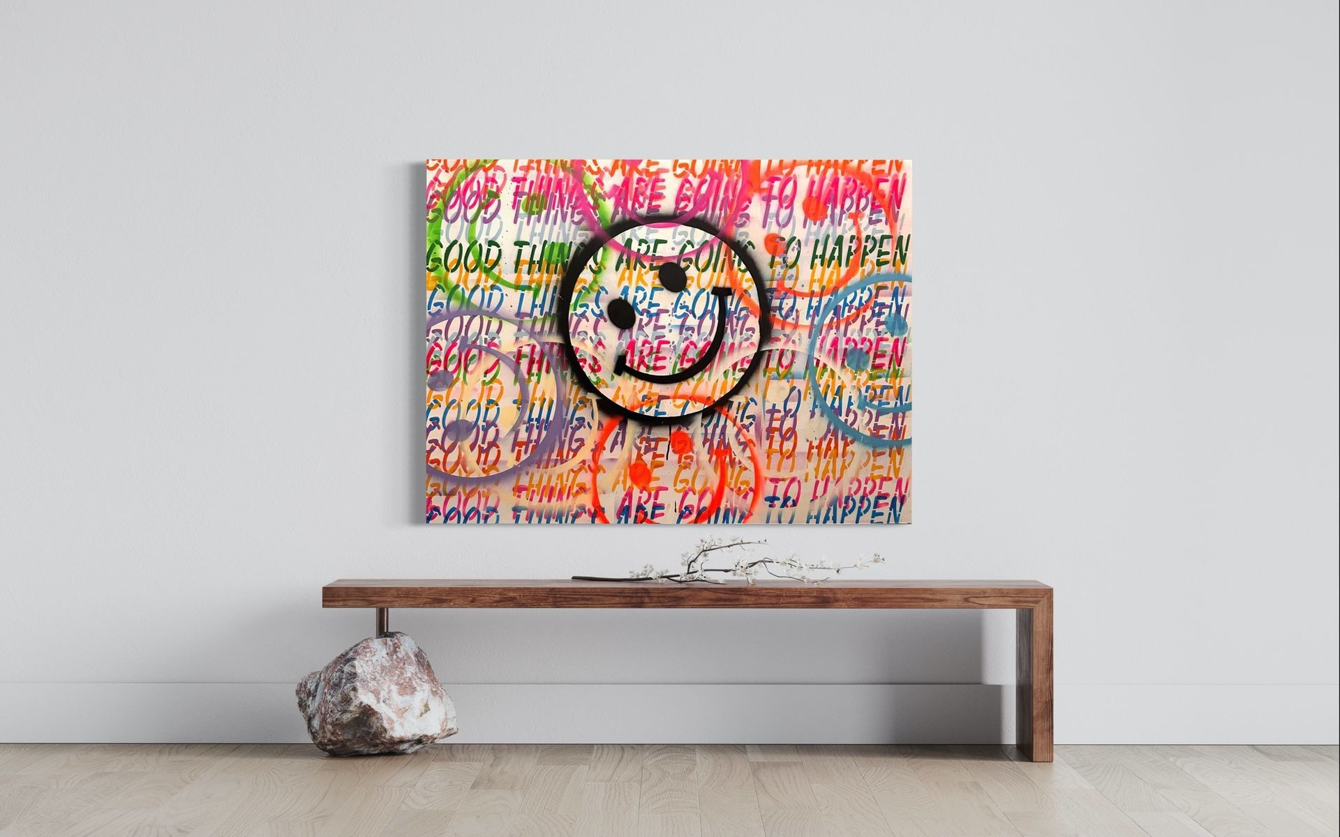 Original Hand-Painted Abstract Artwork – 40x30 – Epoxy Resin Finish