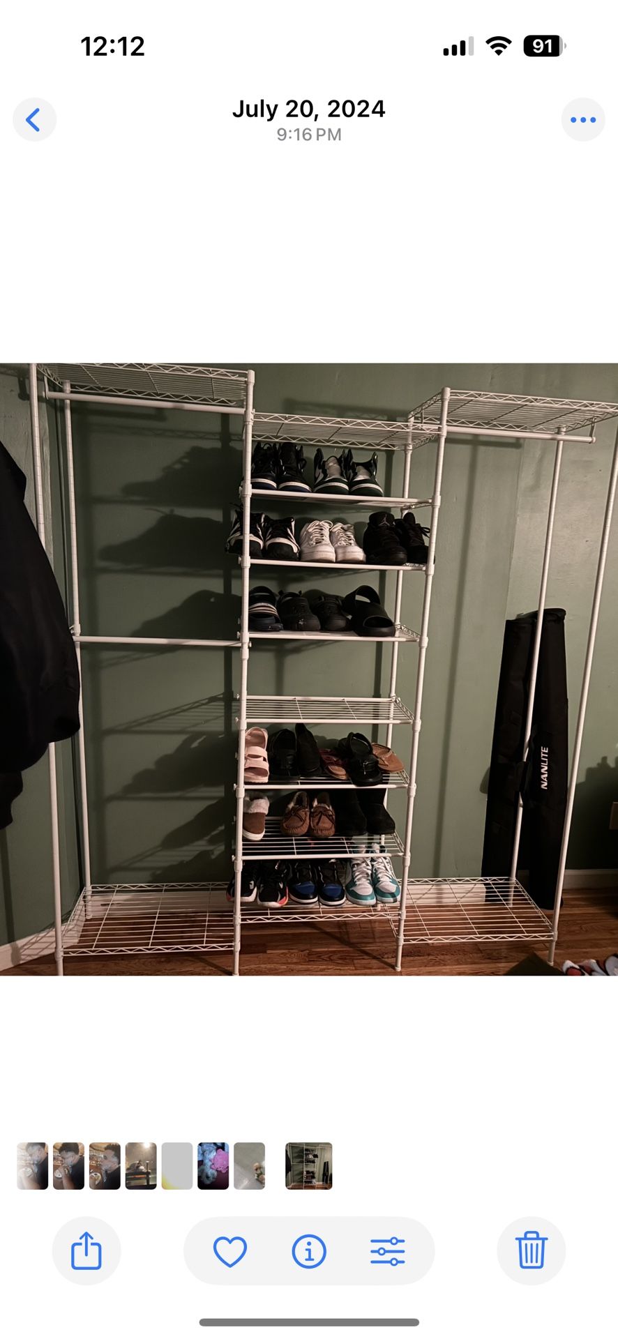 Freestanding Closet System-Like new $70 OBO