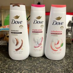 Dove Body Wash-3 Items!($23.91+ Value)