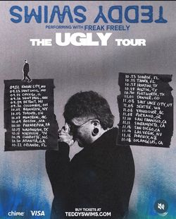 Teddy Swims The Ugly Tour Tickets x2