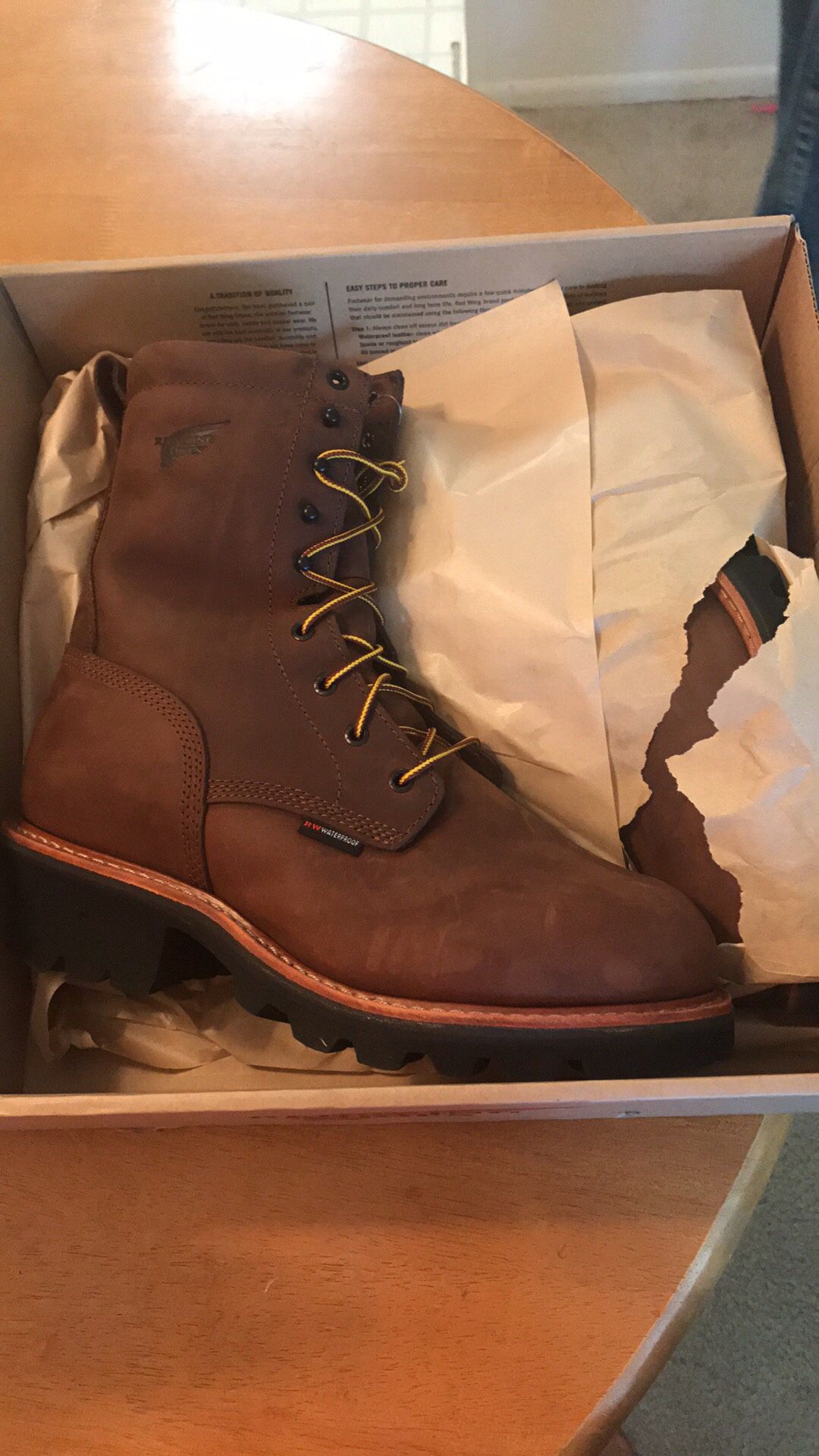 Red Wing men's work boots