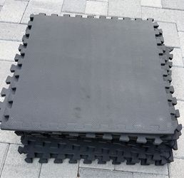 Foam locking floor gym mat